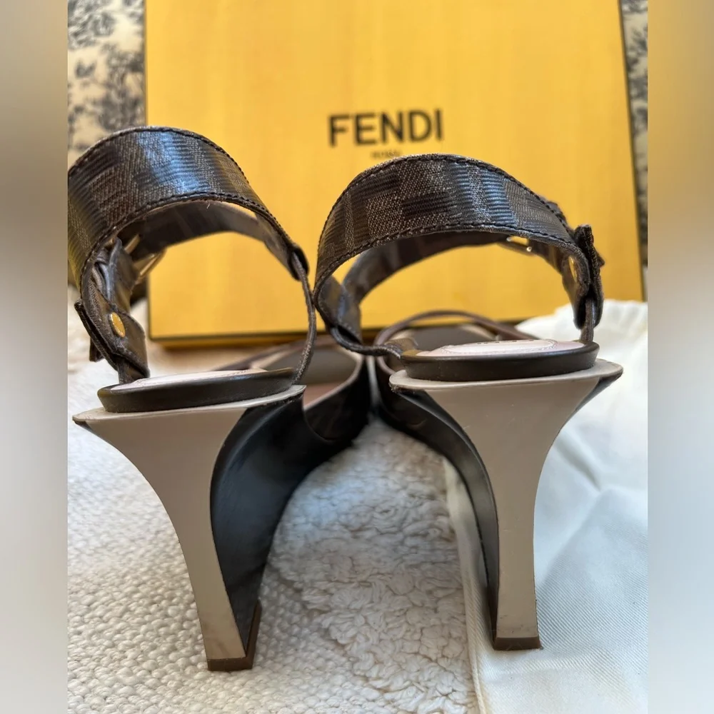 Fendi zucca zeppatessuto